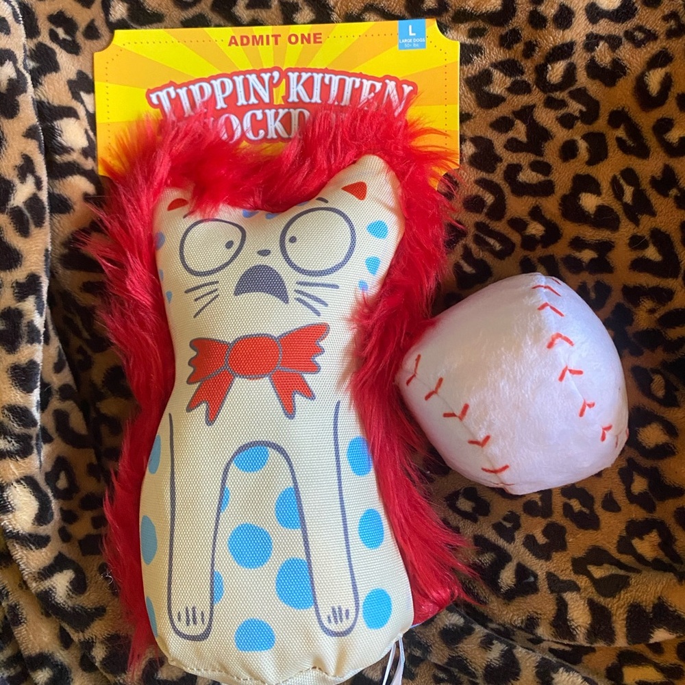 COPY - Bark box tippin kitten knockdown